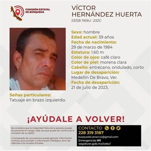 Víctor Hernández cumple una semana de desaparecido en Medellín