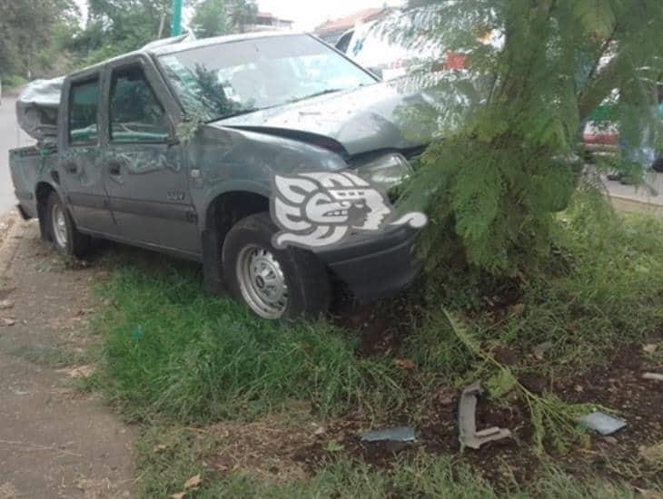 Menor lesionado por choque en la avenida Ferrocarril Interoceánico de Xalapa