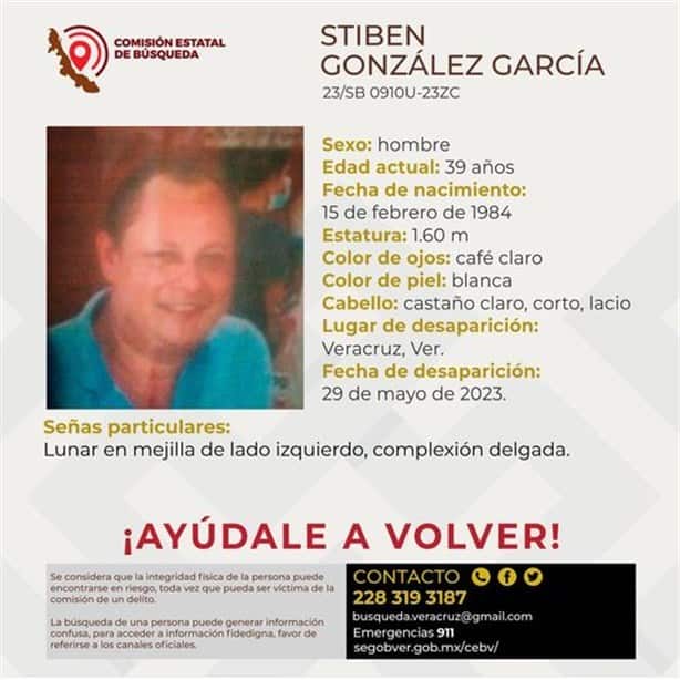Desaparece Stiben González en el puerto de Veracruz