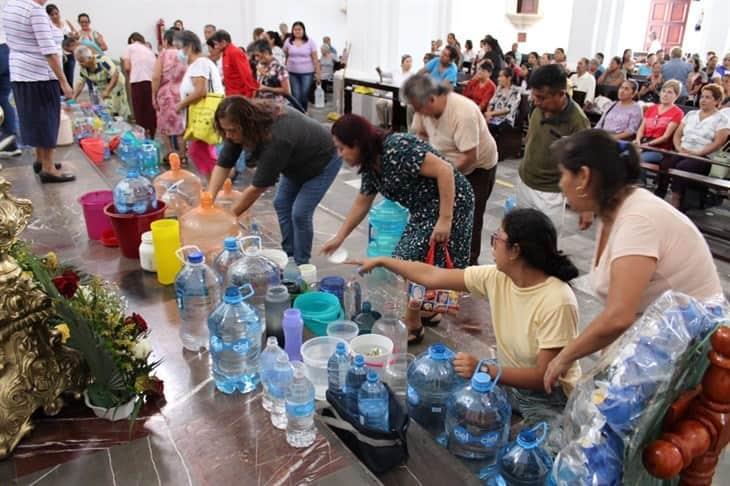 En Misantla celebran a San Ignacio de Loyola con bendición de agua