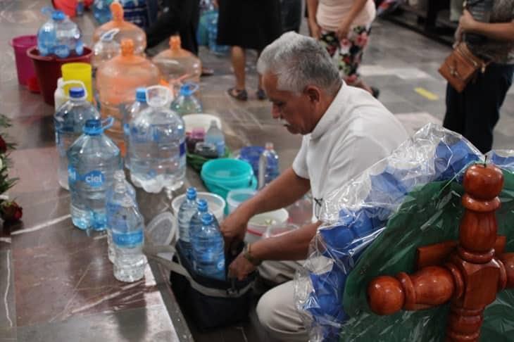 En Misantla celebran a San Ignacio de Loyola con bendición de agua