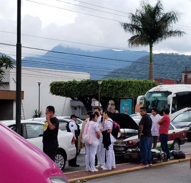 Accidentada tarde en calles de Orizaba; hay 4 lesionados