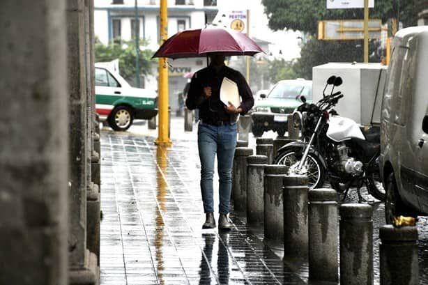 Tormentas y hasta granizo por temporal lluvioso en Veracruz, alerta PC