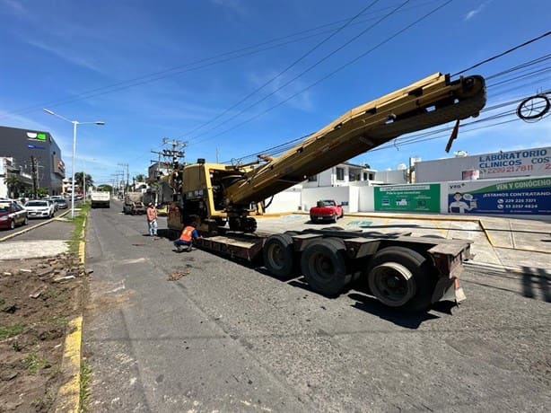 ¡Por 2 meses! Cierran esta avenida de Boca del Río por obra de concreto hidráulico