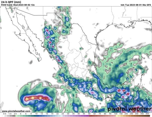 Tormentas y hasta granizo por temporal lluvioso en Veracruz, alerta PC