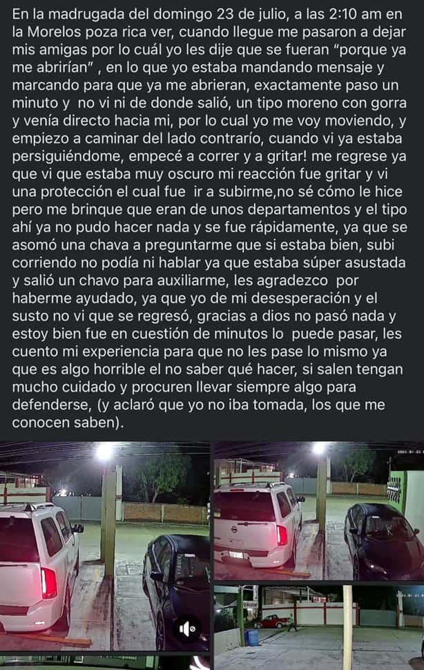 ¡Cuidado! Así están atacando a mujeres en Poza Rica (+Video)