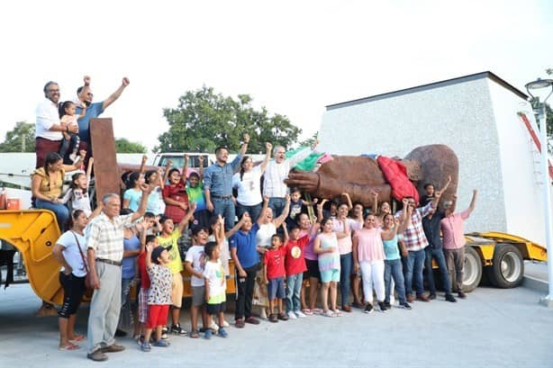 Zapata resucita en Veracruz con estatua gigante en Rinconada
