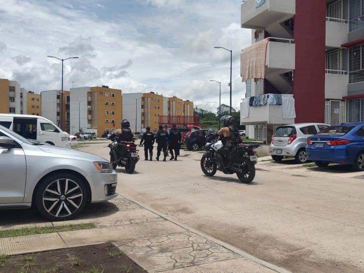 Movilización policial en fraccionamiento de Emiliano Zapata por supuesto escape de secuestrado