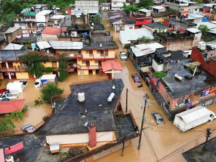 Piden a Federación declarar emergencia por fuertes lluvias en Zongolica