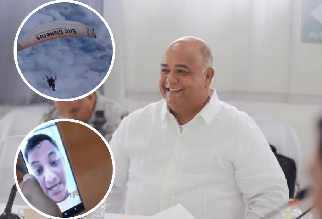 Con influencers y parapente Eric Cisneros refuerza nueva campaña en Veracruz