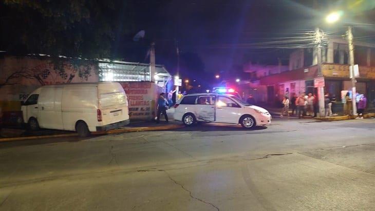 Choque en la avenida Chedraui Caram de Xalapa; cuatro lesionados