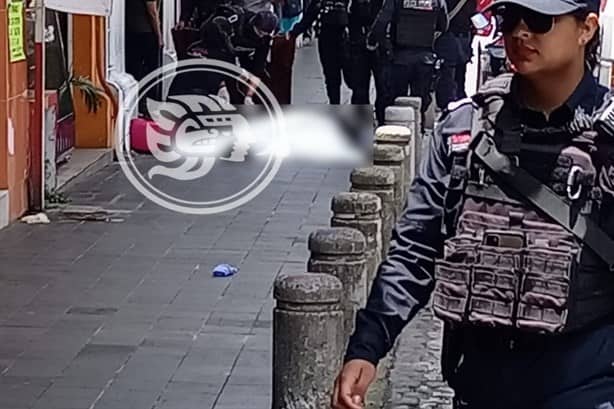 Pierde la vida en pleno centro de Xalapa (+Video)