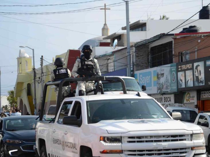 Guardia Nacional descarta focos rojos de inseguridad en Veracruz