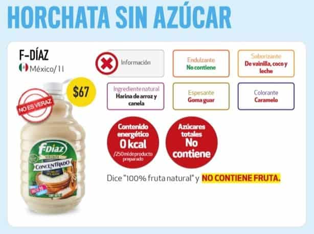 Según Profeco, este es el concentrado de horchata con menos azúcar