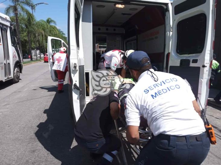 Motopatrullero de Córdoba termina en el hospital; este es el motivo