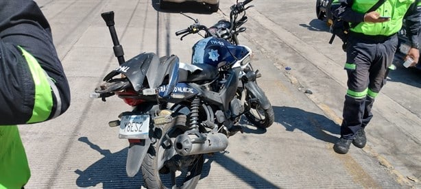 Motopatrullero de Córdoba termina en el hospital; este es el motivo