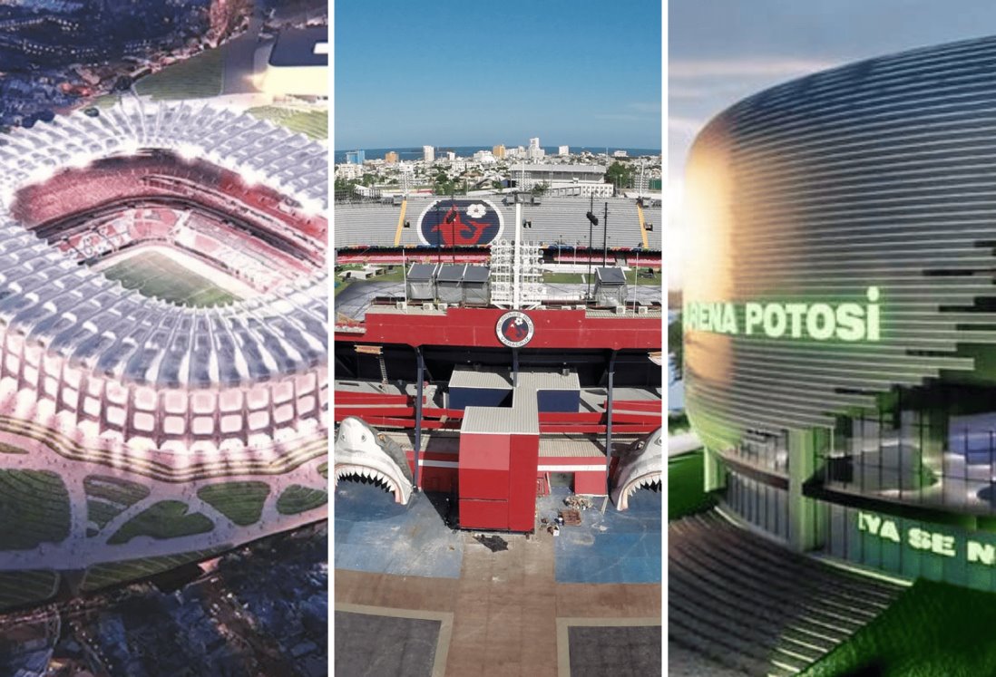 Estadio Luis Pirata Fuente competirá con estos estadios del futuro en México
