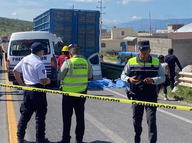Cinco muertos en choque por alcance en la Tehuacán-Orizaba