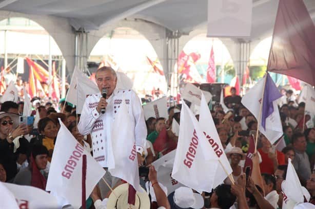 Continuará la transformación del sur del país: Adán Augusto desde el malecón de Veracruz