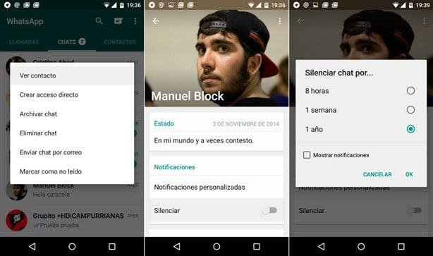 Así puedes saber si tus contactos te silenciaron en WhatsApp