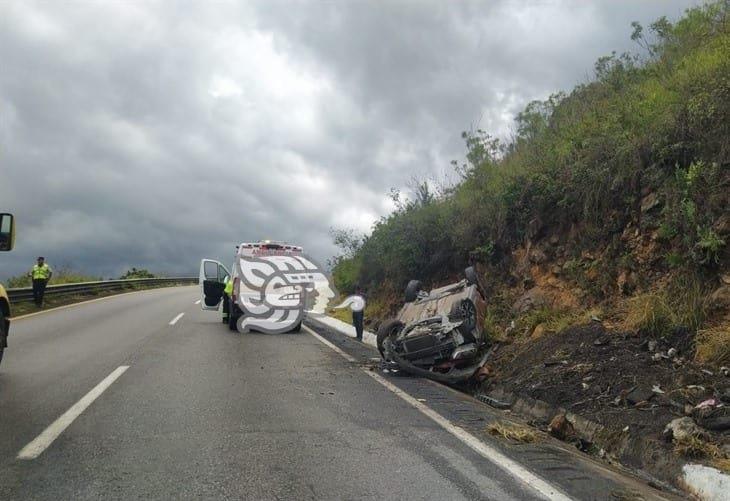 Se registran tres accidentes simultáneos en la autopista Puebla - Córdoba