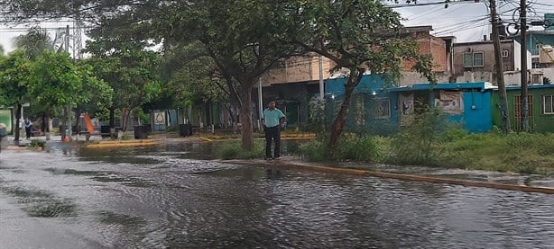 Encharcamientos por fuertes lluvias en Veracruz | FOTOS