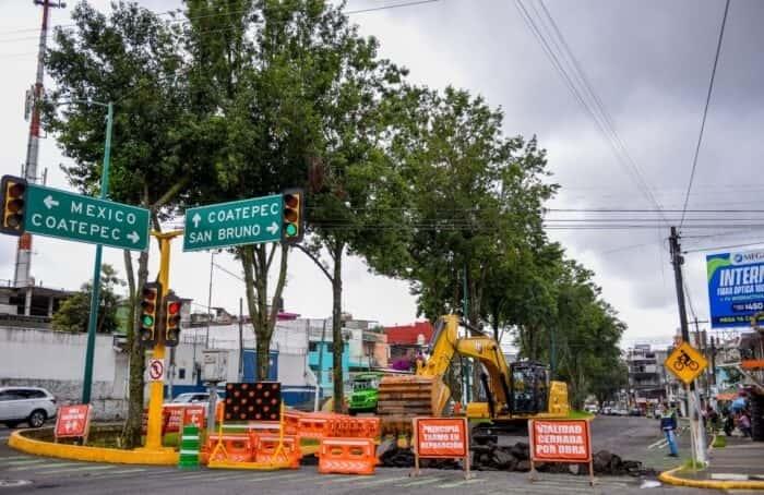 ¡Atención al circular en Ruiz Cortines!; nuevo tramo en rehabilitación