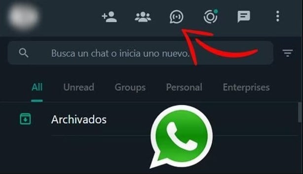 WhatsApp: esta es la función del nuevo ícono en la versión web