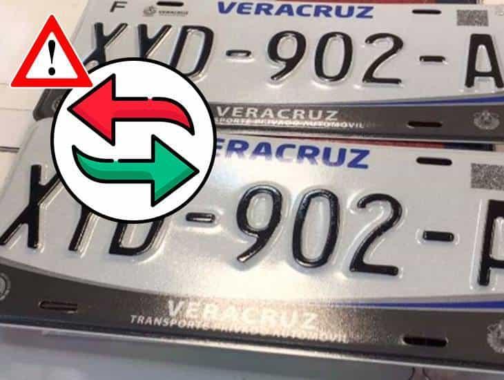 ¿Cuánto cuesta el cambio de placas en Veracruz?