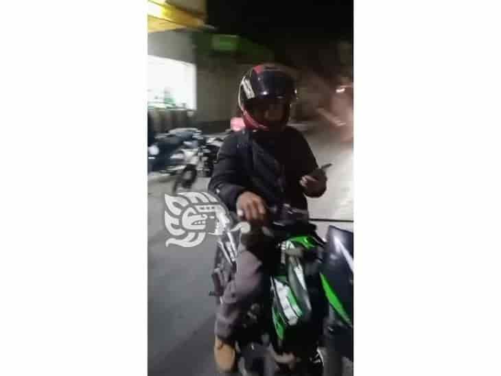 Motociclista atropella peatón en la avenida Lázaro Cárdenas de Xalapa