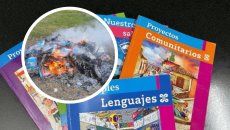 “Son del diablo”; Indígenas tzotziles queman libros de la SEP en Chiapas