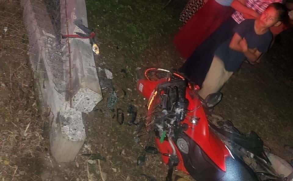 Muere joven motociclista tras accidente en San Andrés Tuxtla