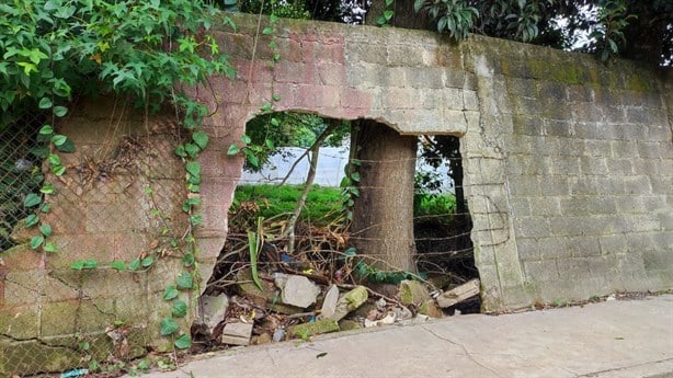 Esta escuela de Xalapa lleva 40 años sufriendo por lluvias e inundaciones