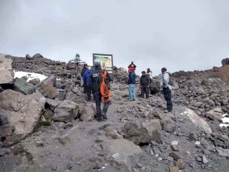 Piden a alpinistas no arriesgarse al escalar el Pico de Orizaba