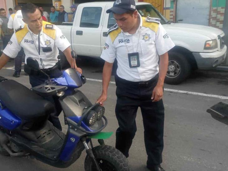 Atropellan a despistado policía municipal de Orizaba