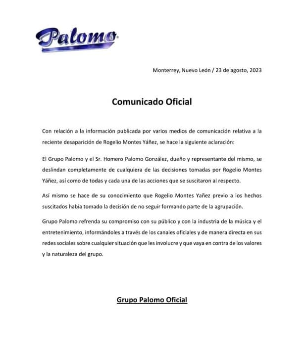 Músico de Palomo es expulsado de grupo tras aventura amorosa en Tuxpan