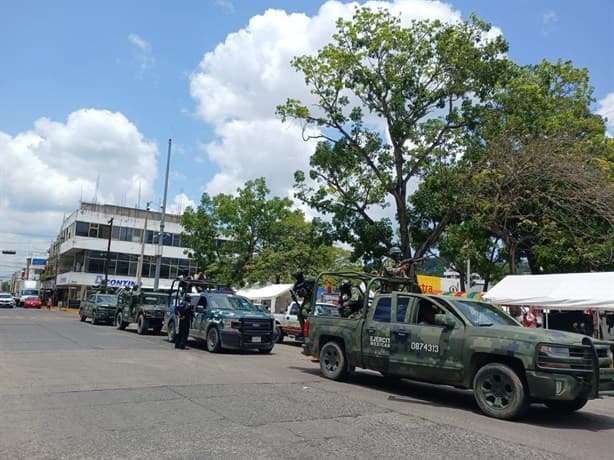 Con militares refuerzan vigilancia en accesos a Poza Rica