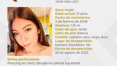 Reportan desaparición de adolescente en Mariano Escobedo