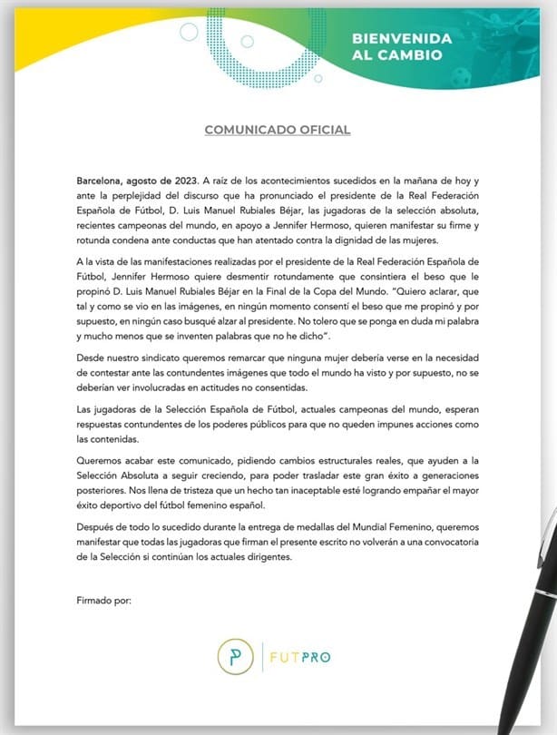 Luis Rubiales no dejará la presidencia de la Real Federación Española de Futbol; hay reacciones