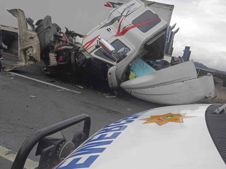 Nuevo accidente en el libramiento de Xalapa deja 3 personas heridas