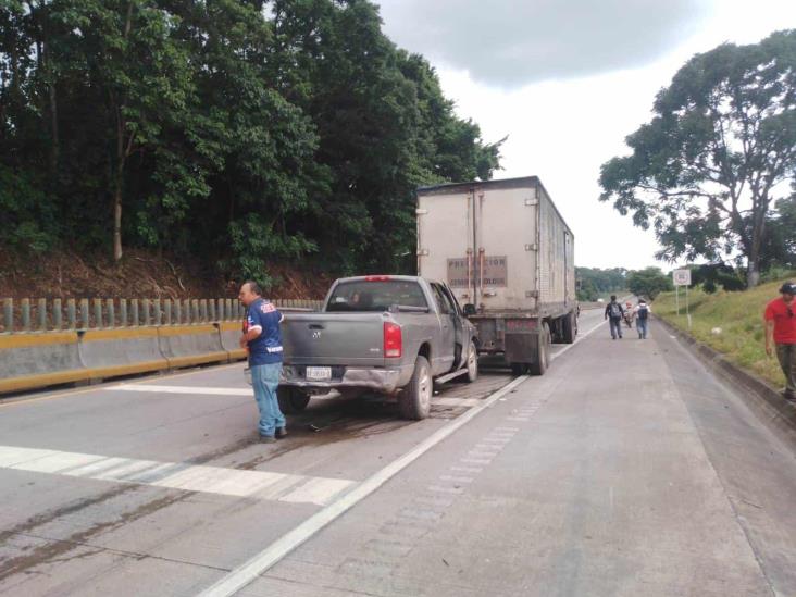 Par de accidentes complican circulación en la Puebla-Veracruz