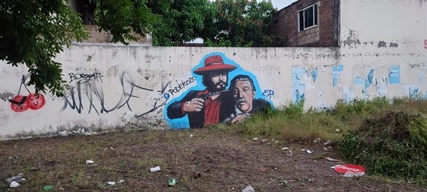 Borran mural de tributo a Willie Colón pintado por artista jarocho en colonia de Veracruz