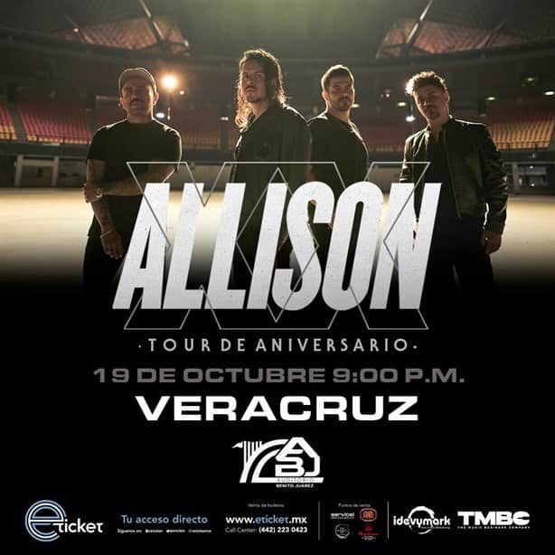 Confirman concierto de Allison en Veracruz; lugar y costos de los boletos