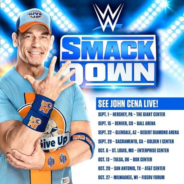 John Cena regresa a la WWE con agenda impactante de fechas
