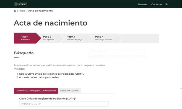 Así puedes tramitar tu acta de nacimiento sin salir de casa