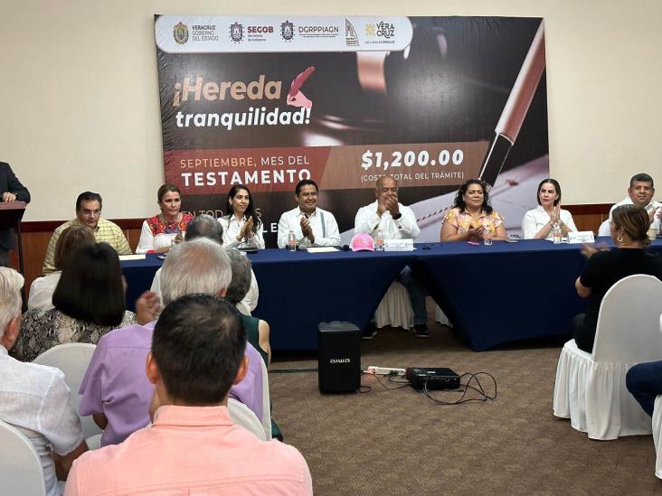 Alistan ‘Mes del testamento’ en la zona norte de Veracruz