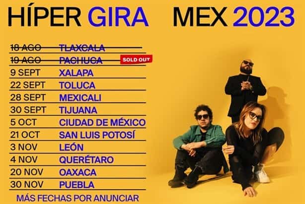 Estos son todos los conciertos que habrá en Xalapa para septiembre 2023