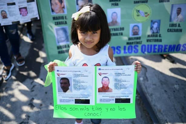 Familias marchan por las víctimas de desaparición forzada en Veracruz