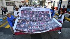 Familias marchan por las víctimas de desaparición forzada en Veracruz