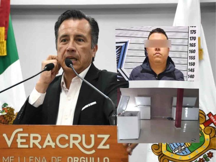 El R15, ligado a cuerpos congelados en Poza Rica: gobernador